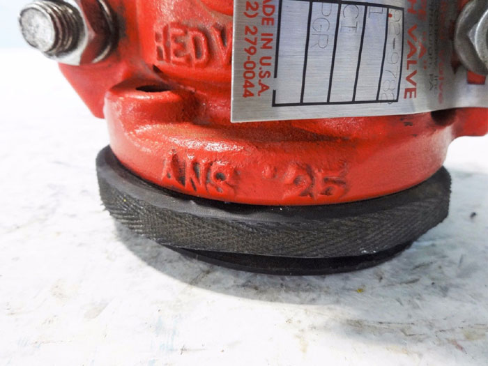 RED VALVE 1" PINCH VALVE TYPE A