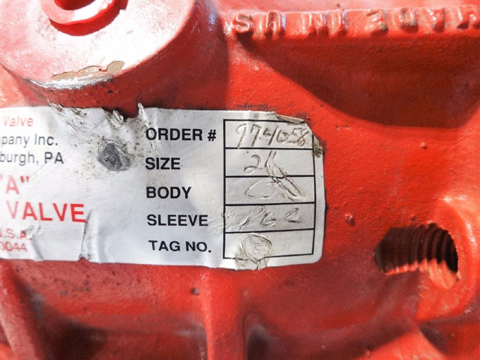 RED VALVE 2" PINCH VALVE TYPE A