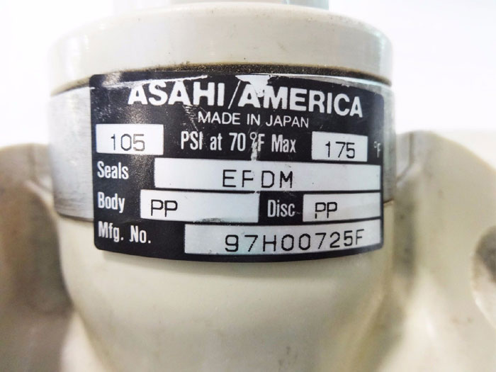 Asahi 1" Flanged VST Pro-Line Stop Valve STJ-0004