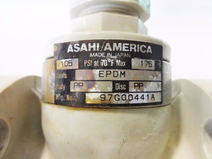 Asahi 1" Flanged VST Pro-Line Stop Valve STJ-0004