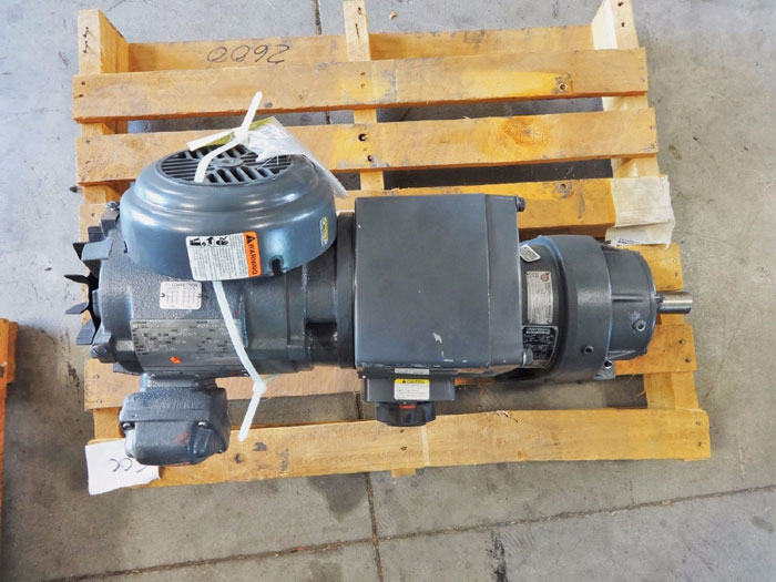 EMERSON US MOTORS GDP SYNCROGEAR & VAH VARIDRIVE GEAR DRIVE MOTOR