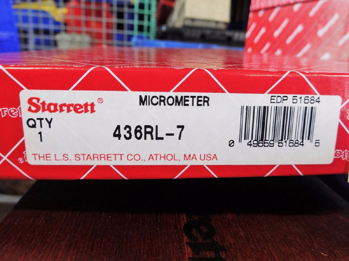 STARRETT MICROMETER 436RL-7