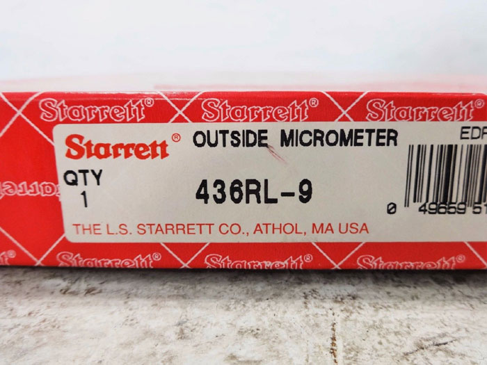 STARRETT MICROMETER 436RL-9