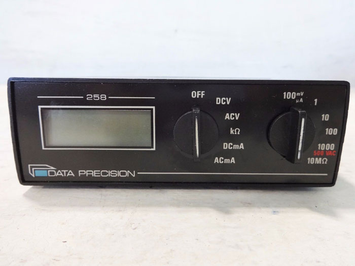 LOT OF (3) DATA PRECISION 258 MULTIMETERS