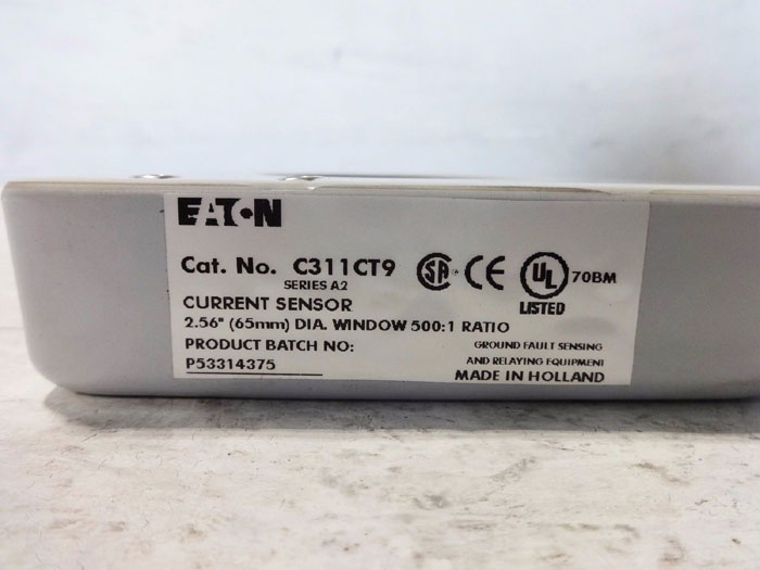 EATON ZERO SEQUENCE CURRENT TRANSFORMER SENSOR C311CT9