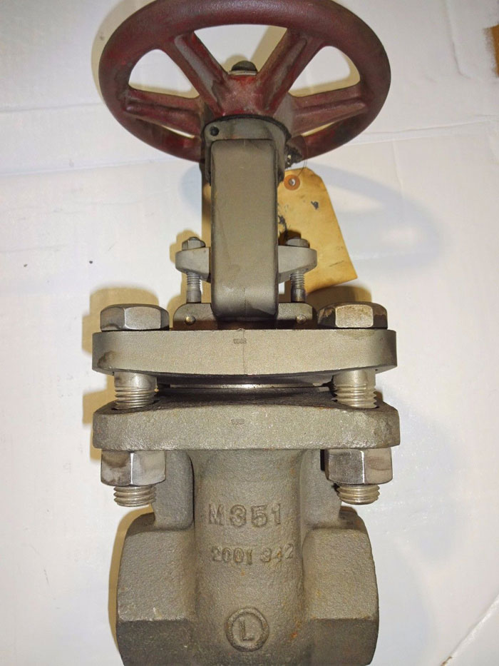 LADISH GATE VALVE 2" 300# SCREW END - MONEL                             (#51a)