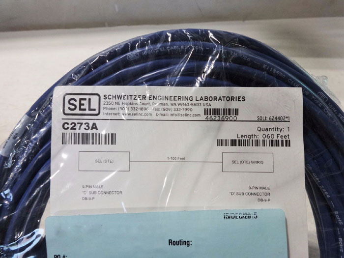 LOT OF (52) SEL FIBER OPTIC CABLES C272A, C273A, C953, C804, C691, C805