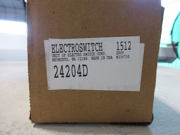 ELECTROSWITCH SERIES 24 ROTARY CONTROL SWITCH 24204