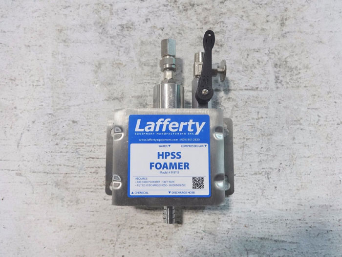 LAFFERTY EQUIPMENT HPSS FOAMER 918115