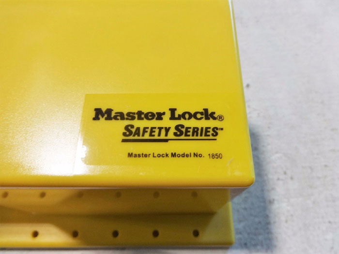 LOT OF (3) MASTER LOCK LOCKOUT STATION S1850 & DELUXE TAG STATION S1800