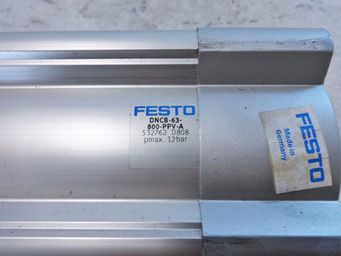 FESTO STANDARD AIR CYLINDER DNCB-63-800-PPV-A