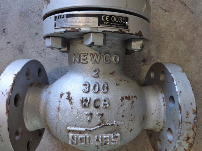 NEWCO YC 77 WCB GLOBE VALVE  2" 300# RF FIGURE 23F-CB2