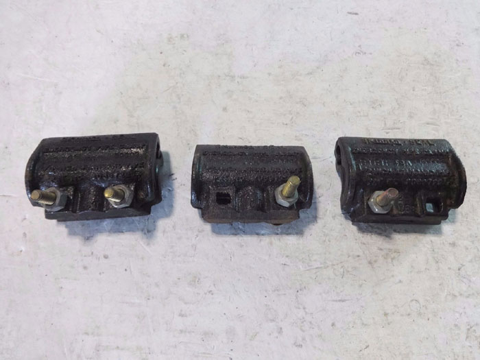 LOT OF (3) SKINNER SEAL 1/2" EMERGENCY PIPE CLAMPS