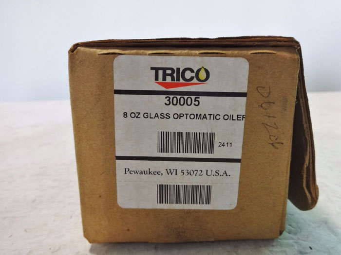 LOT OF TRICO GLASS OPTO-MATIC OILERS 30005, 30002 & P-SUMP FITTING 31342