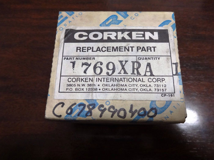 LOT OF (5) CORKEN REPLACEMENT PARTS - DISCHARGE VALVE ASSEMBLY 3857 & 1769XRA