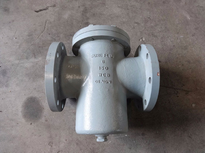 SURE FLOW 6" 150# WCB FLANGED BASKET STRAINER BF 150C