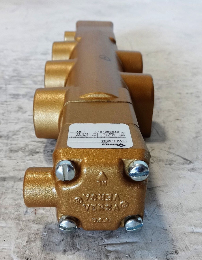 VERSA 4-WAY 3-POSITION 1/2" PNEUMATIC DIRECTIONAL VALVE VJJ-4504