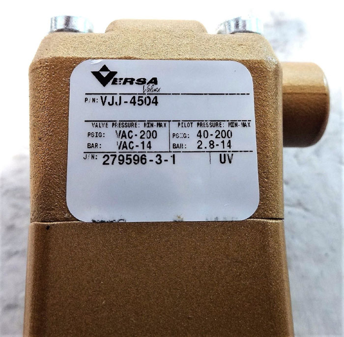 VERSA 4-WAY 3-POSITION 1/2" PNEUMATIC DIRECTIONAL VALVE VJJ-4504