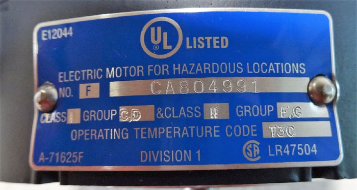 LEESON 1/3 HP ELECTRIC MOTOR MODEL A6T17EC23H CATALOG 111931.00