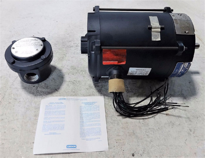 LEESON 1/3 HP ELECTRIC MOTOR MODEL A6T17EC23H CATALOG 111931.00