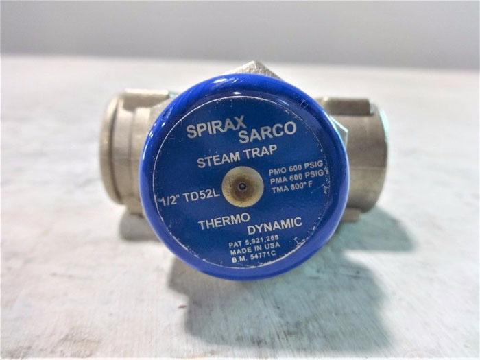 SPIRAX SARCO 1/2" THERMO DYNAMIC STEAM TRAP TD52L