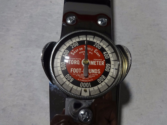 SNAPON TORQOMETER 1" DRIVE TE1003 FOOT POUNDS TORQUE METER