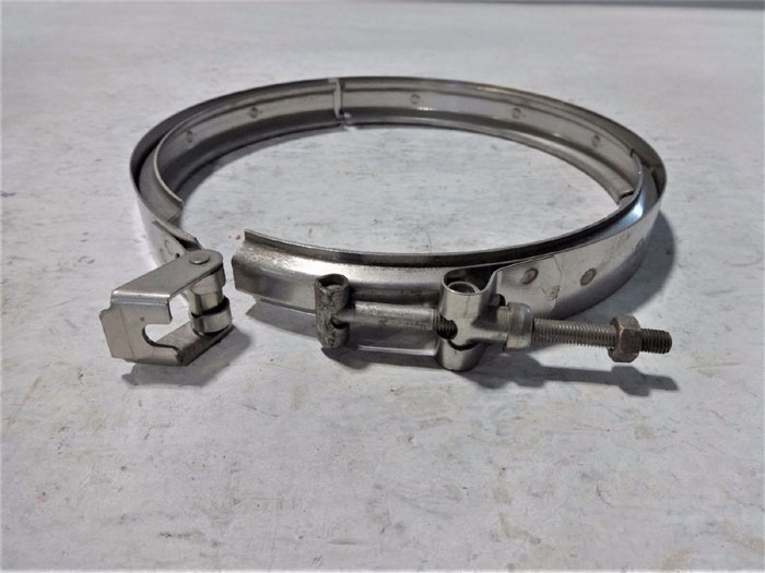LOT OF (4) CLAMPCO 7" V-BAND CLAMPS 95U3-0780