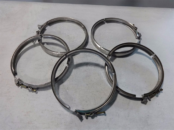 LOT OF (5) CLAMPCO V-BAND CLAMPS 998UV-1380