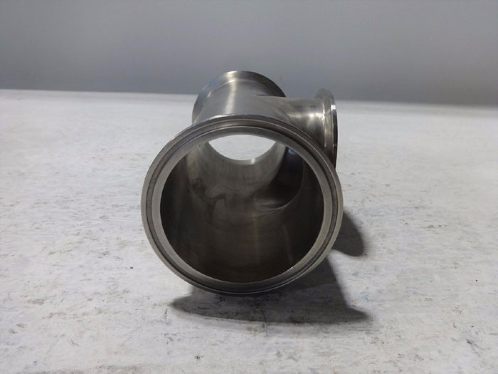 3" SHORT OUTLET TEE CLAMP 304 STAINLESS STEEL OR 316 STAINLESS STEEL