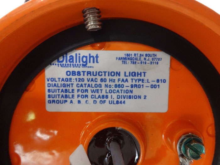 DIALIGHT OBSTRUCTION LIGHT 860-9R01-001