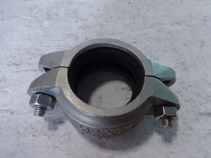 LOT OF (2) SHURJOINT 2" FLEXIBLE COUPLING SS-8 304 STAINLESS STEEL