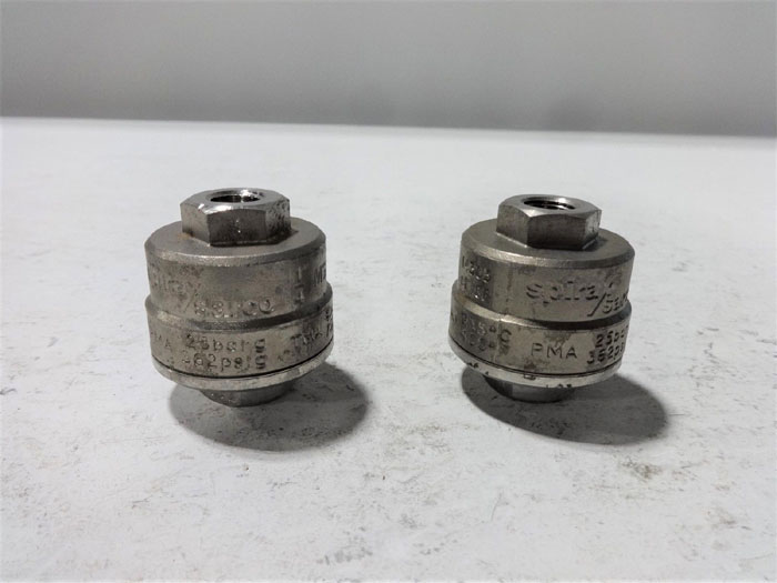 LOT OF (2) SPIRAX SARCO 1/4" STEAM TRAP MST 21