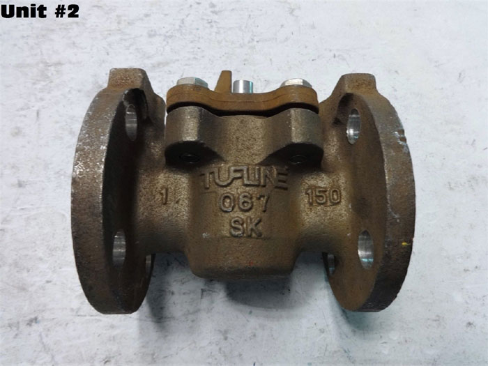 TUFLINE 1" 150# CF8M FLANGED PLUG VALVE FIG# 067