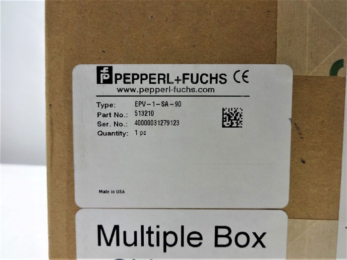 PEPPERL & FUCHS ENCLOSURE PROTECTION VENT - TYPE EPV-1-SA, PART# S13210