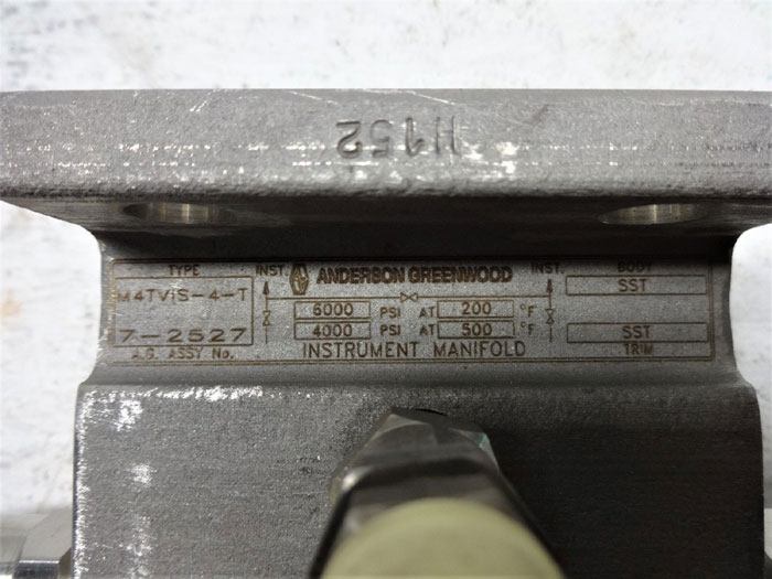 ANDERSON GREENWOOD DIFFERENTIAL PRESSURE MANIFOLD VALVES M4TVIS-4-T