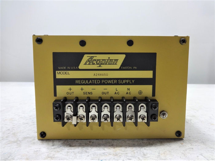 ACOPIAN REGULATED POWER SUPPLY A24H850