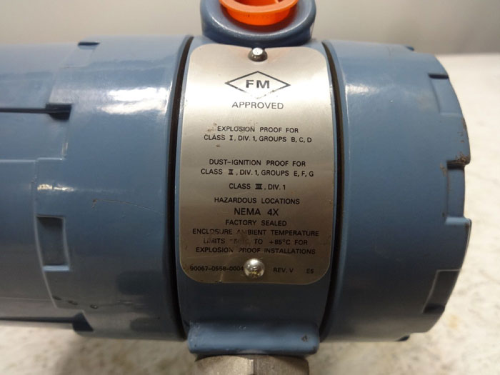 ROSEMOUNT ALPHALINE PRESSURE TRANSMITTER 1151DP4E22M1B3S2