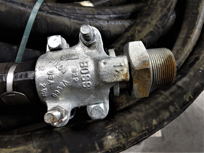 11/2" x 50' BLACK STEAM HOSE 250 PSI W/ DIXON CONNECTORS