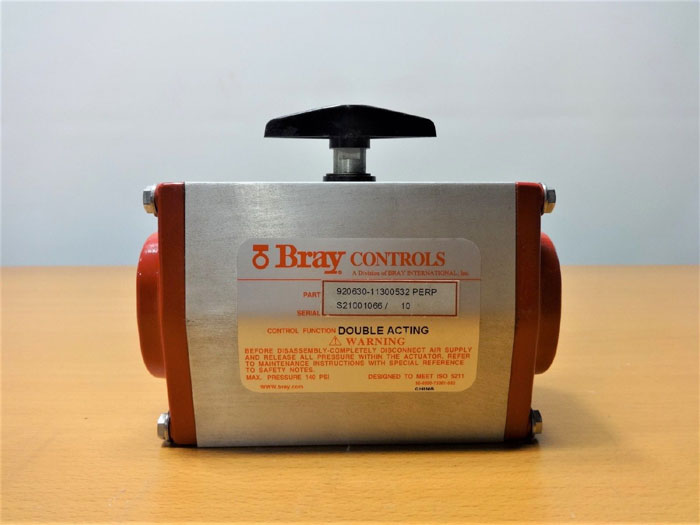 BRAY CONTROLS DOUBLE ACTING PNEUMATIC ACTUATOR 920630-11300532 PERP