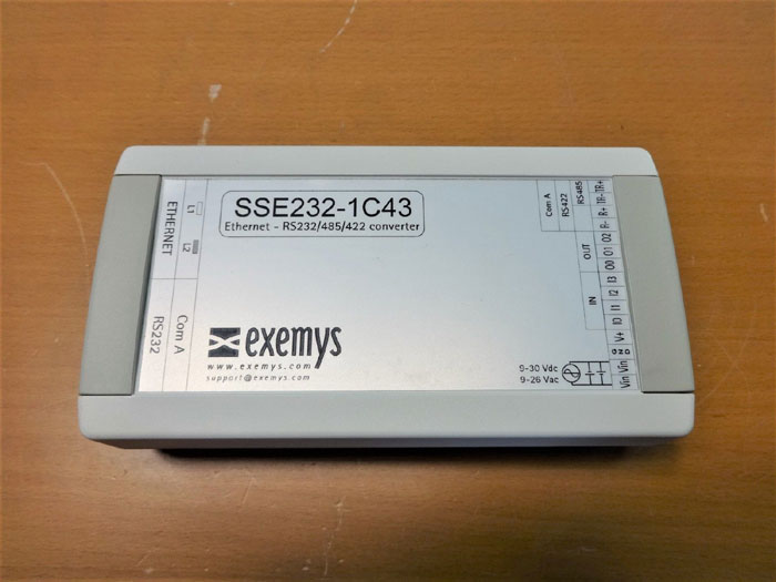 EXEMYS ETHERNET RS232/485/422 CONVERTER SSE232-1C43