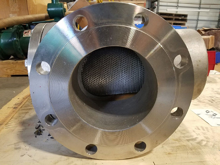 SUREFLOW 6" 150# STAINLESS STEEL FLANGED STRAINER BF150SS J