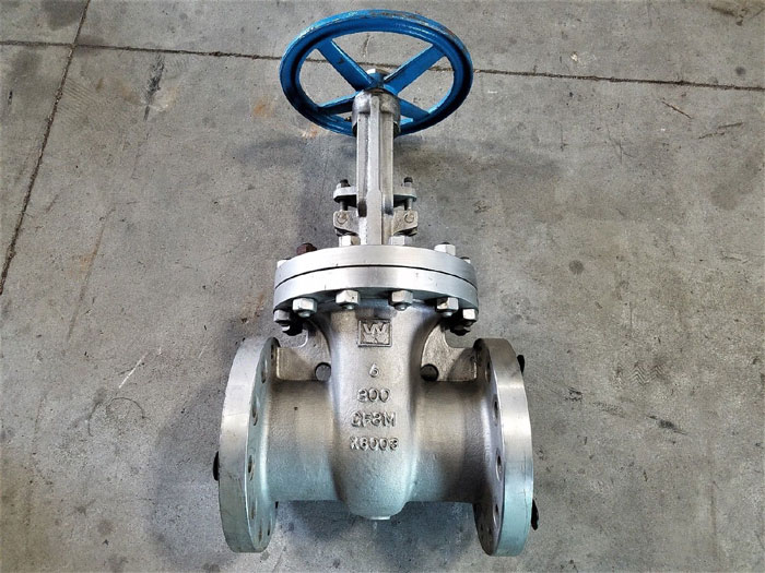 WILLIAMS 6" 300# RF CF8M GATE VALVE