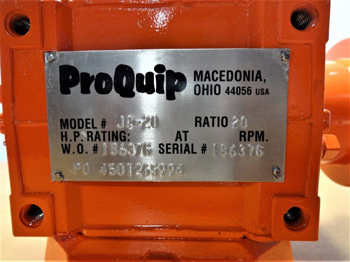 PROQUIP J-SERIES TOP ENTRY AGITATOR JC-20