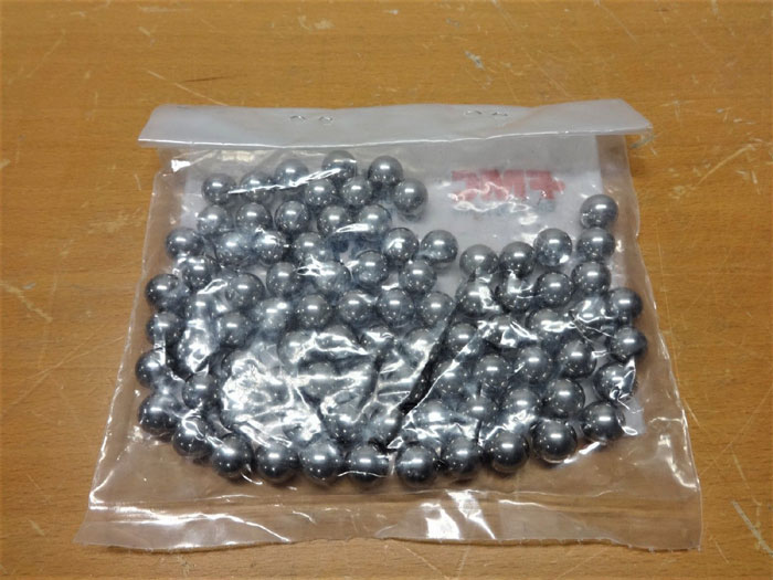LOT OF (12) BAGS OF FMC TECHNOLOGIES CHIKSAN 3/8" STEEL BALL BEARINGS