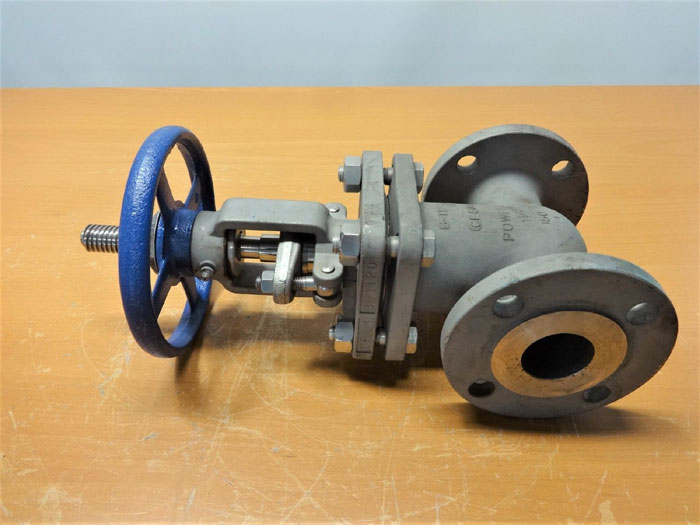 POWELL 1-1/2" 150# CF8M GATE VALVE, FIG# 2491