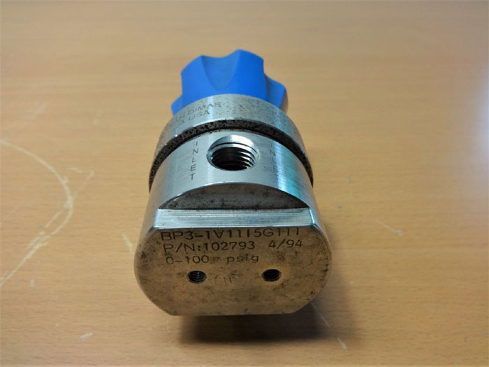 GO PRESSURE REGULATOR, 100 PSIG, BP31V11I5G111