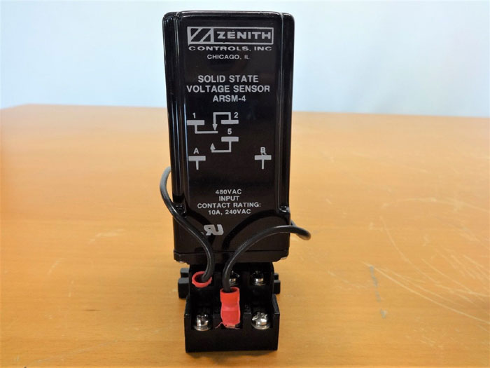 ZENITH CONTROLS INC. SOLID STATE VOLTAGE SENSOR ARSM-4