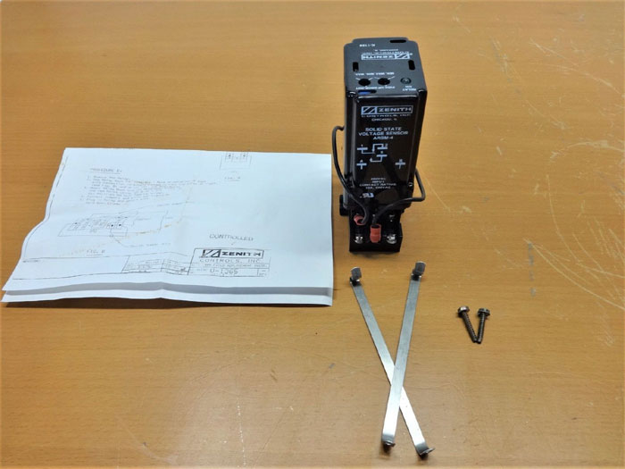 ZENITH CONTROLS INC. SOLID STATE VOLTAGE SENSOR ARSM-4