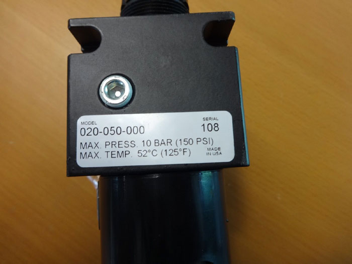 WARREN RUPP FILTER REGULATOR 020-050-000