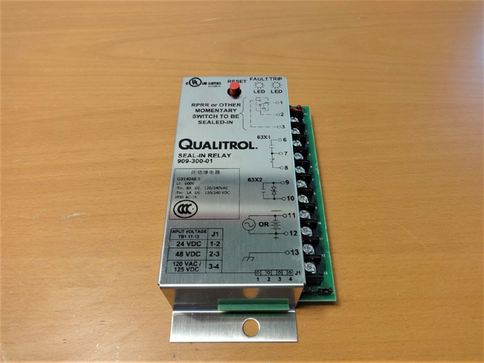 QUALITROL AC/DC SEAL-IN PRESSURE RELAY 909-300-01